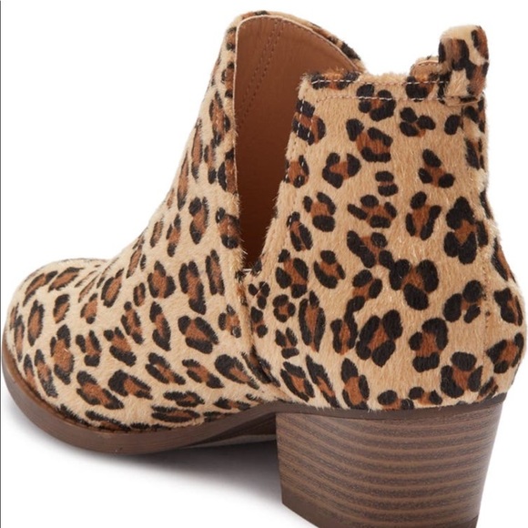 🌹🌹NWT Size 9.5 Women’s Booties Cognac Leopard - Picture 5 of 5